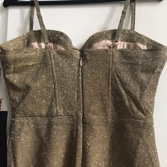 Gold Sparkling Dress ✨Wow Couture ✨🌟 - Picture 5 of 7